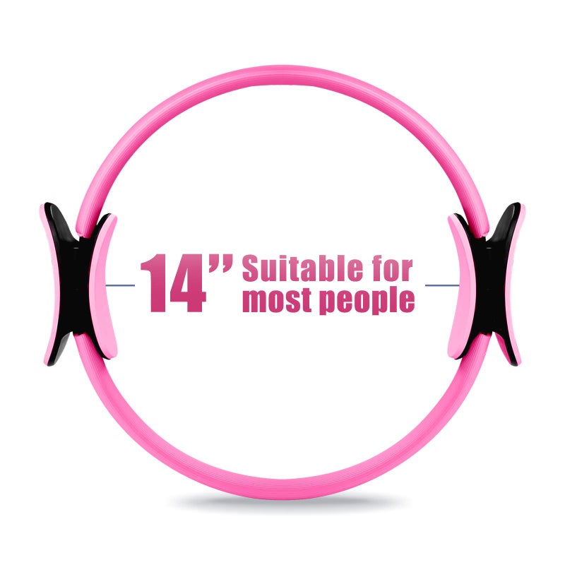 RitFit Pilates Ring Circle - 14 Inch Magic Fitness Circle for Toning Inner & Outer Thighs, Bonus Workout Guide Included - Image 2